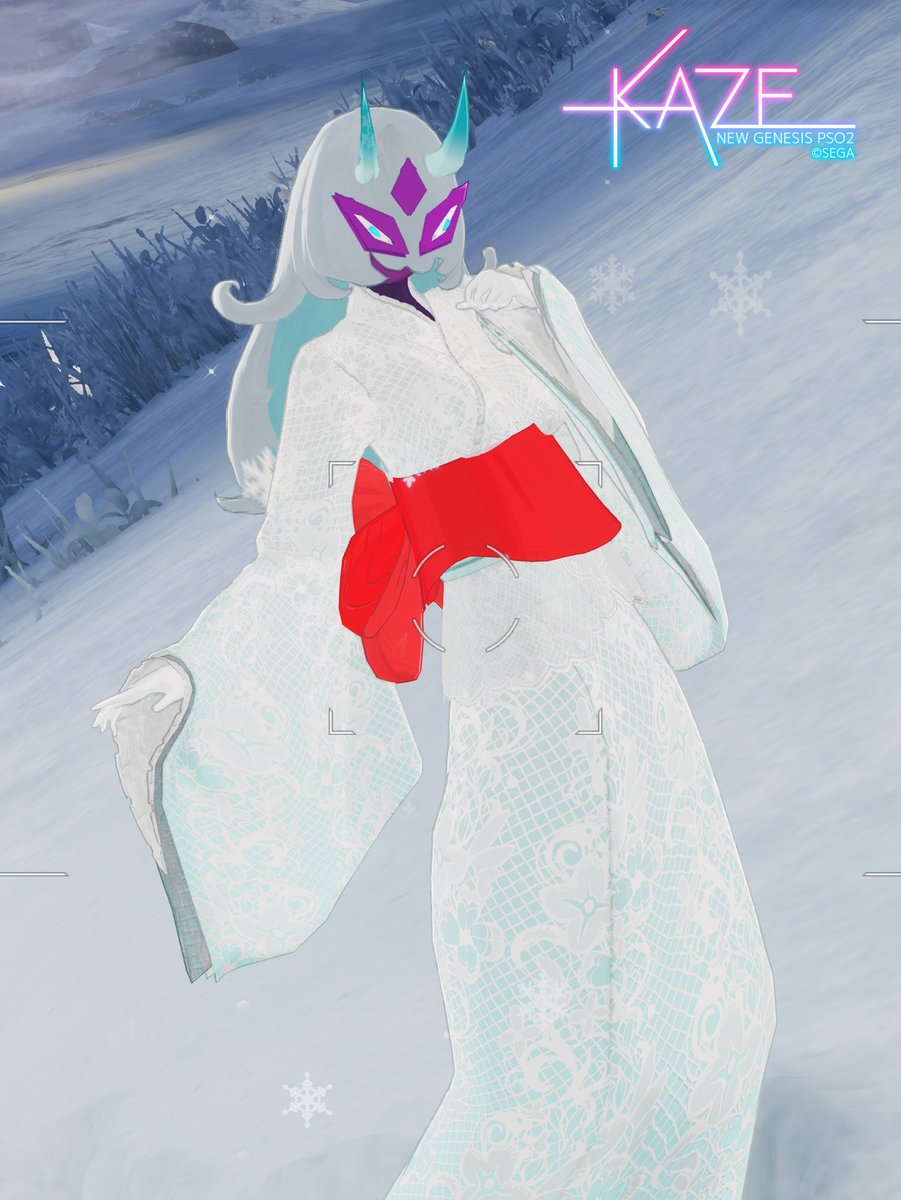 メガユキメノコ　#PSO2NGS_SS #ma7ロゴ #PSO2でポケモン