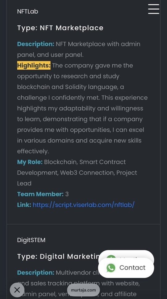 “Some of my works”

Murtaja Ahmed Noyeem

murtaja.com

<a href="/Viserlab360/">Viserlab</a> #ViserLab Viser 360 #ViserBank #MineLab #ViserRemit #DogeLab #NFTLab #Banking #Finance #Bank #Laravel #Software #Crypto #CloudMining #Dhaka #Bangladesh #Sheridan #Wyoming