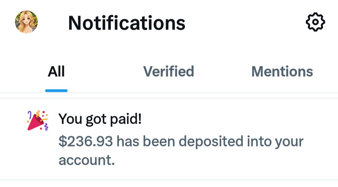 Just Got For The First Time 😍

Thanks To Elon Musk✋️

And Who Supported me All Time 🫶❤️