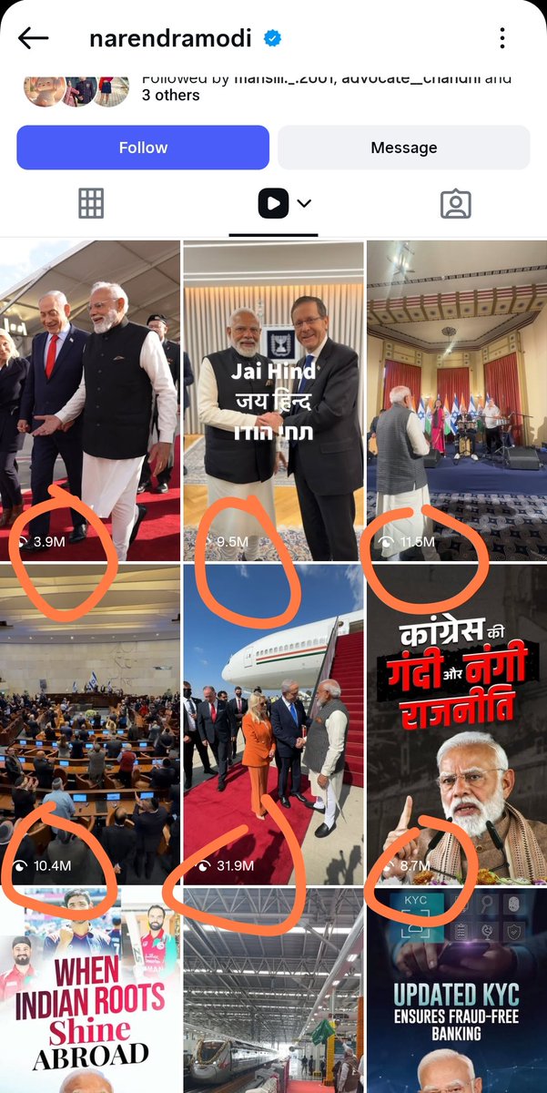 sd_writer194's tweet photo. @mohitlaws But Indian media didn't notice that Narendra Modi has 100M followers, despite the fact that his videos have less than 3% views." https://t.co/2rN6K6qZPO