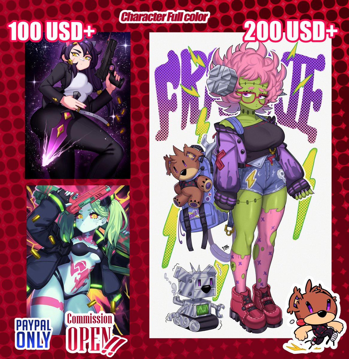 lokigun - Commission Open tweet media