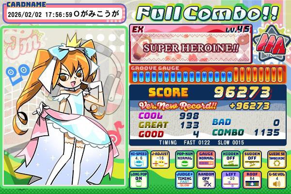 2月の上出来リザルト 頑張りました💫