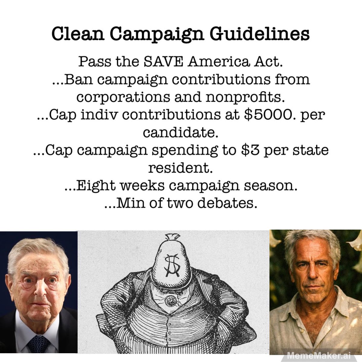 4tune8man's tweet photo. Only election integrity is able to protect the mechanism that transforms the voice of the people into the authority to govern and fix problems. If you corrupt elections problems multiply, and eventually the entire social fabric collapses. At that point, people turn to socialism. https://t.co/Z2mMNz53Ao