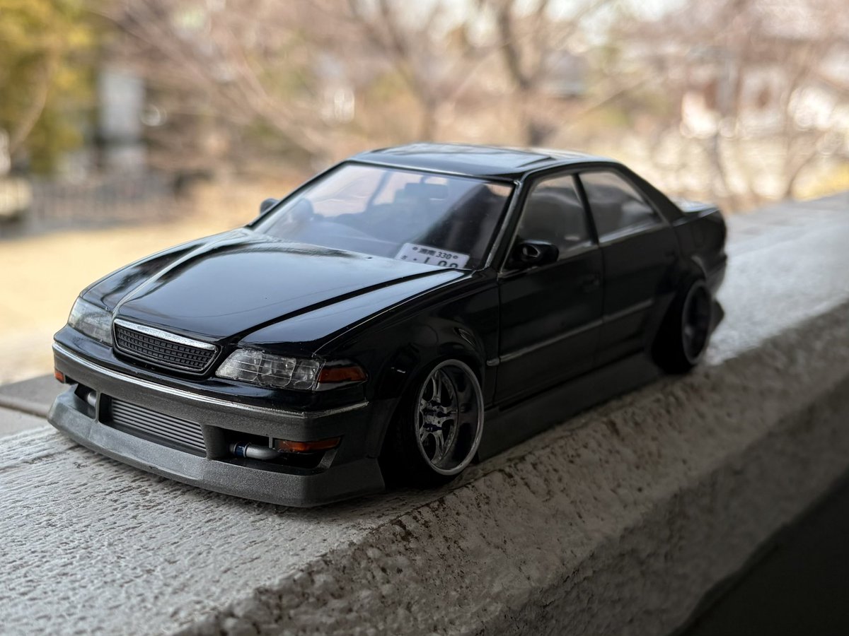 2mx100 アオシマ BNsports マークII 滑り込みで完成しました！ 江ノ島