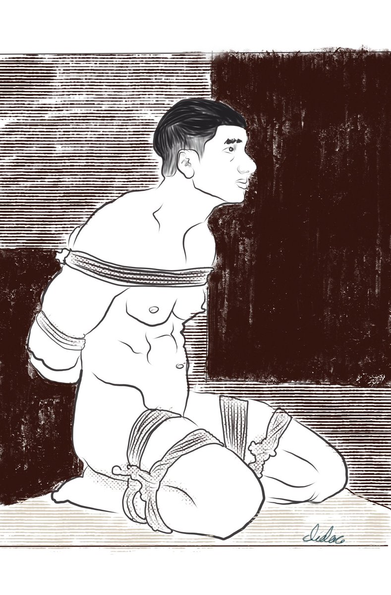 Didac_mmc's tweet photo. Dibujo digital. #drawingart #gayartwork #bondage #ArtistOnTwitter #dibujos https://t.co/85UMjozVrg
