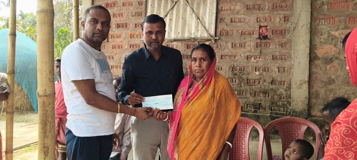 #Katigorah_LAC

In response to my special request to the Hon’ble Chief Minister Assam <a href="/himantabiswa/">Himanta Biswa Sarma</a>  ji, an additional financial assistance of ₹ 1 lakh has been sanctioned for the families of those who lost their lives in the coal mine accident in Meghalaya.

The Hon’ble Chief