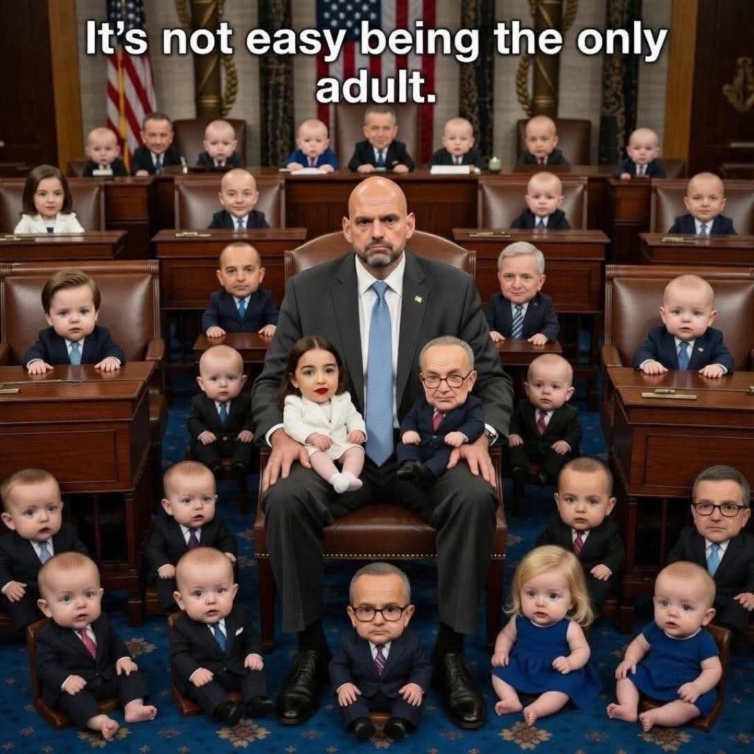 Is Fetterman the only Democrat with any common sense?