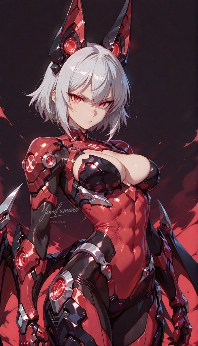 oneesan_aiart's tweet image. Jeni — Mechamusume “The Bat”, silent wings cutting through the night sky. A fusion of shadow tech and razor precision, she strikes fast, vanishes faster, and rules the darkness with mechanical grace. 🦇⚙️🌙
#Jeni #MechaMusume #TheBat #AIイラスト #AIart