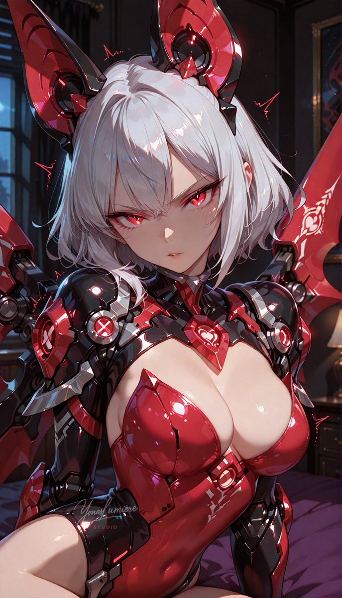 oneesan_aiart's tweet image. Jeni — Mechamusume “The Bat”, silent wings cutting through the night sky. A fusion of shadow tech and razor precision, she strikes fast, vanishes faster, and rules the darkness with mechanical grace. 🦇⚙️🌙
#Jeni #MechaMusume #TheBat #AIイラスト #AIart