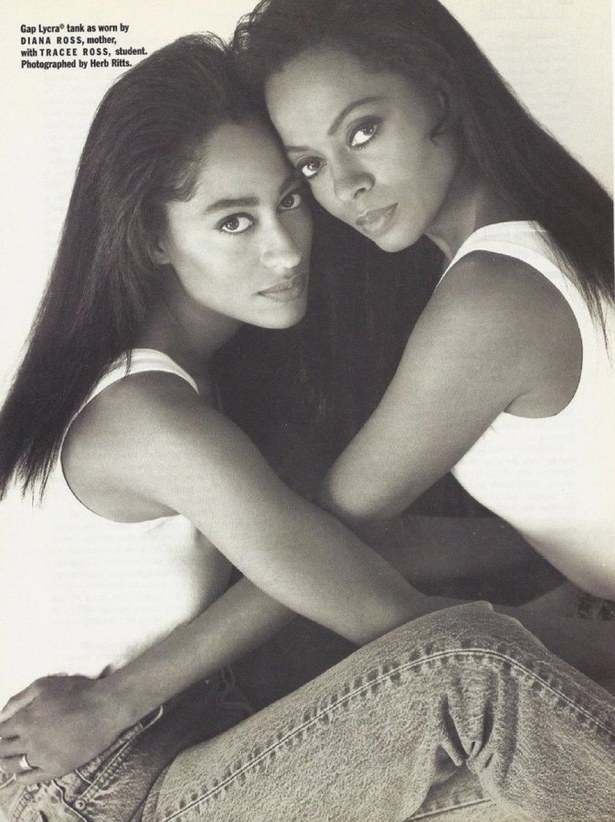 Diana Ross &amp; Tracee Ellis Ross for GAP (1991)