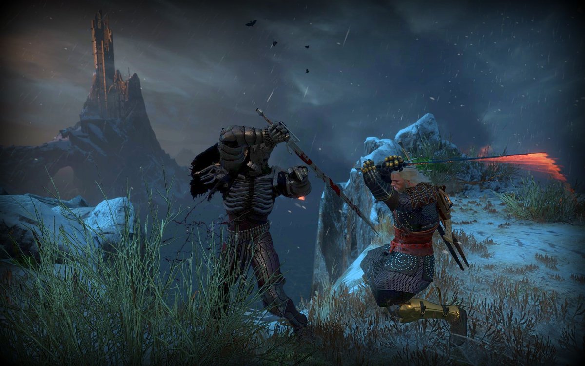 Just finished the main story in #thewitcher3 💯
A couple of action shots I took in the last two boss fights ⚔️

#VPGamers #photomode #gaming #VirtualPhotography