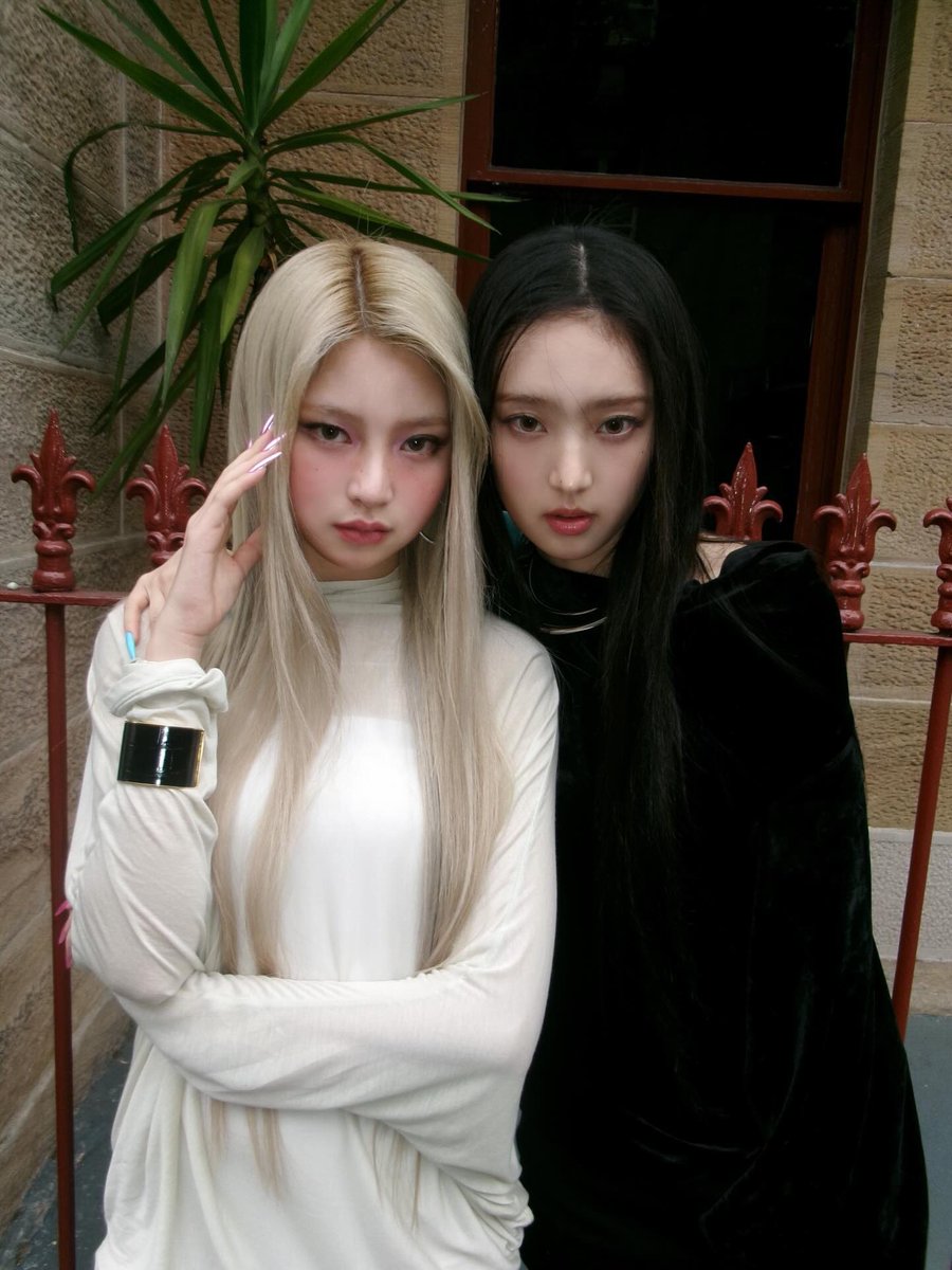 we didn’t realize anything at first :/ just standing there, talking about something random until someone suddenly pointed at us like they had just discovered a very important detail :p and we both paused for a second like. . . 𝙮𝙞𝙣 &amp; 𝙮𝙖𝙣𝙜? ✧₊˚