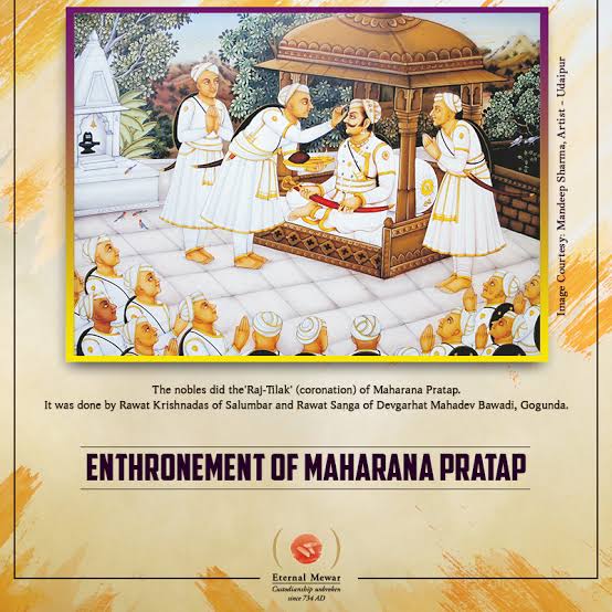 yoursyogendra's tweet photo. 👑 Enthronement of Maharana Pratap
28 February 1572 – A Defining Moment in Mewar’s History

 #maharanapratap #mewar #rajput #rajputana https://t.co/lIQZiO3pGL
