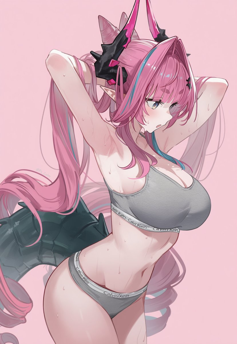 トレーニング中のイヴォンヌさん / エンドフィールド