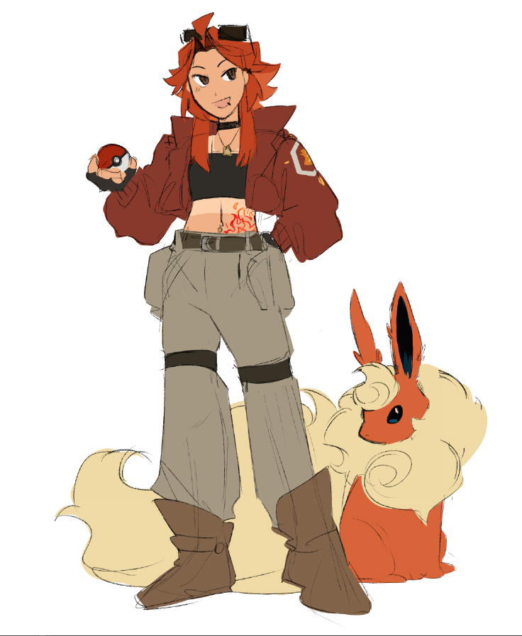 Hola miren a mi pokesona #pokemon 
Carece d nombre pero es un they/her