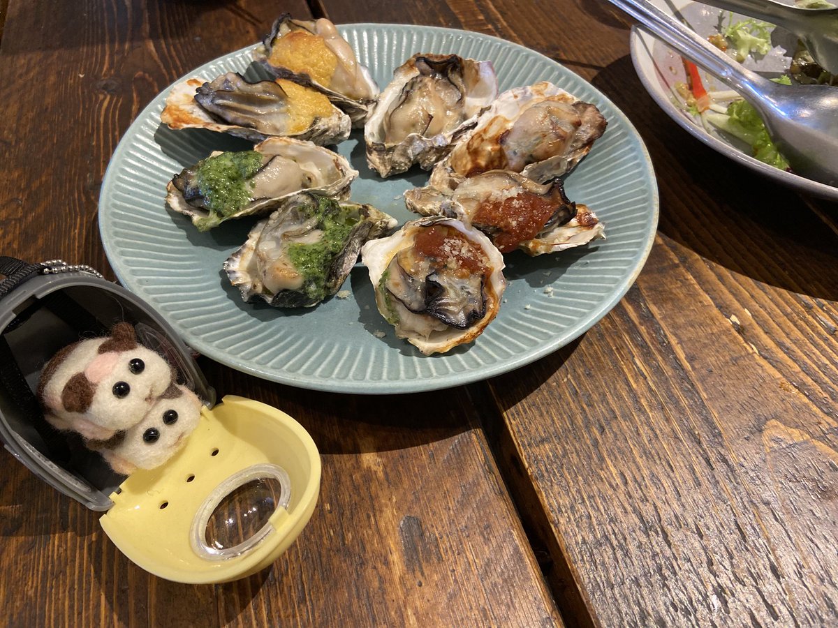 牡蠣などランチ🤤❤️