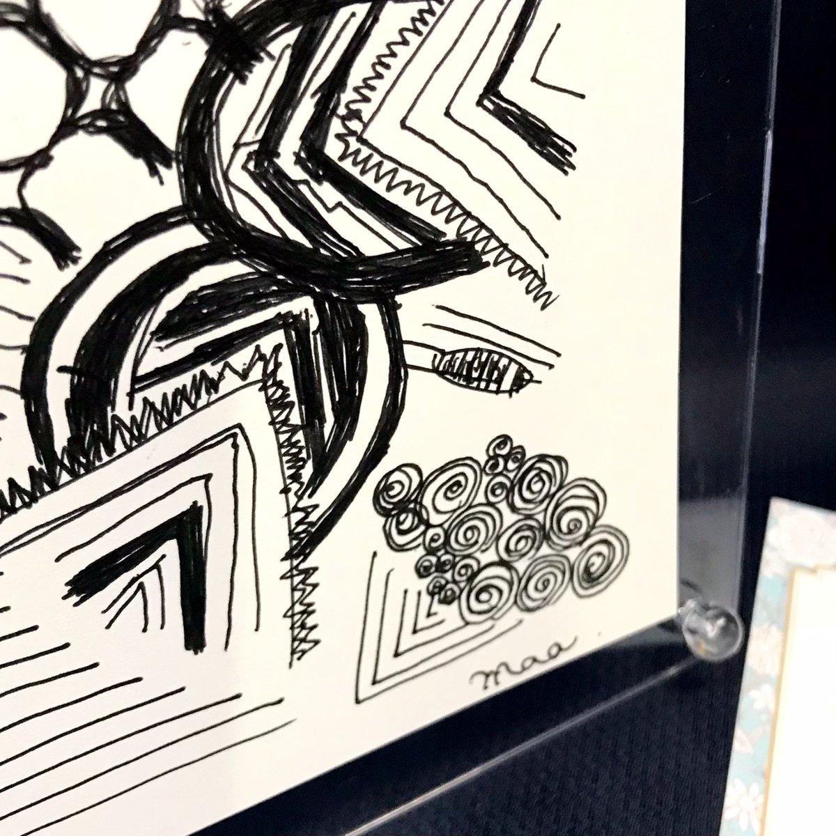 福祉施設制作】MAO作 ゼンタングルアート「No one（ノウ・ワン）」NO