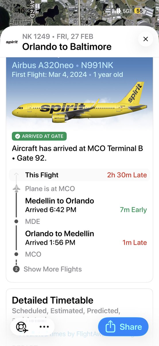 mannamanups's tweet photo. Over 2 hours of a delay. 

And now that we are ready to takeoff we’re waiting on flight attendants. We should be taking off in 17 minutes and we haven’t even boarded.

Do better @SpiritAirlines  - not sure if I’m ever gonna fly you again https://t.co/iIY2c663ZX