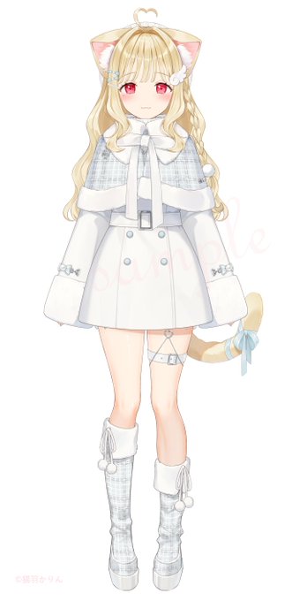 猫羽かりんちゃんの新衣装໒꒱.。 #necoma_kemo
お洋服やアクセサリーなどかりんちゃんと私のすきをたくさん詰めこんでおります。 
ので、めちゃくちゃかわいいですよしなに! 