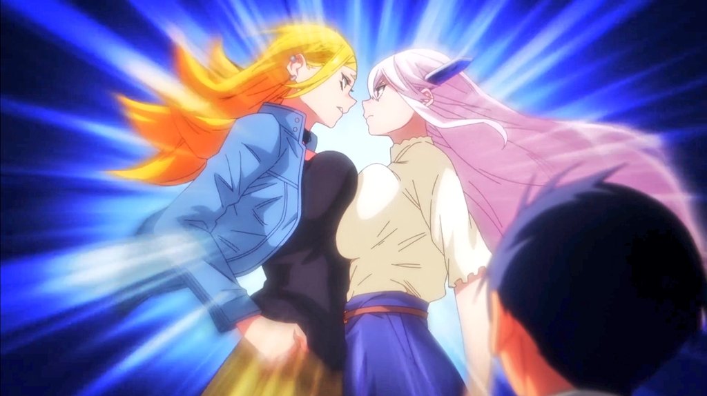 Mira and Kyouka 🔥🔥😤

(Source)
* Mato Seihei no Slave S2*
