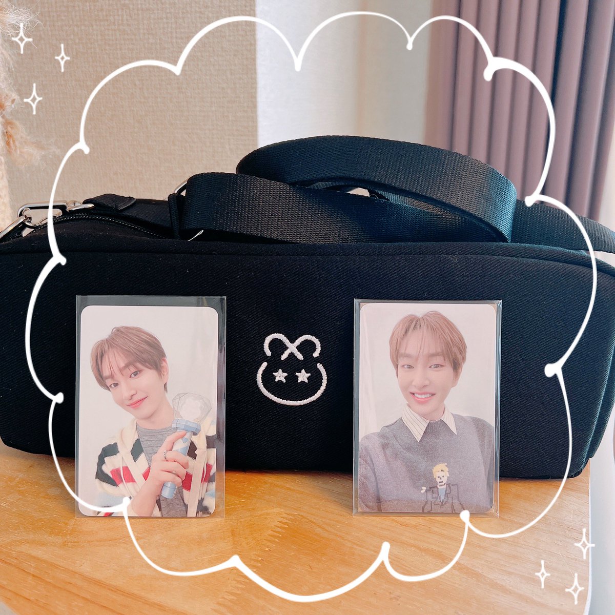 ペンラポーチ やっぱり買って良かった🥰 キーホルダー付けてみたら