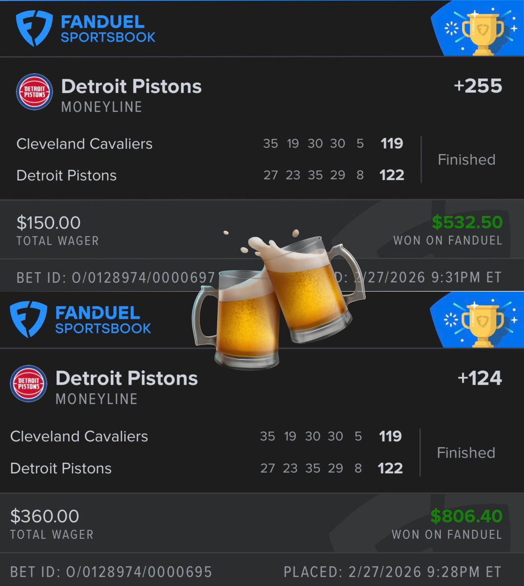 beerball3r's tweet photo. Sorry I didn’t give it to ya’ll

Genuinely thought it was a brick as soon as I placed it

#BeerBets https://t.co/7stQNphB9g
