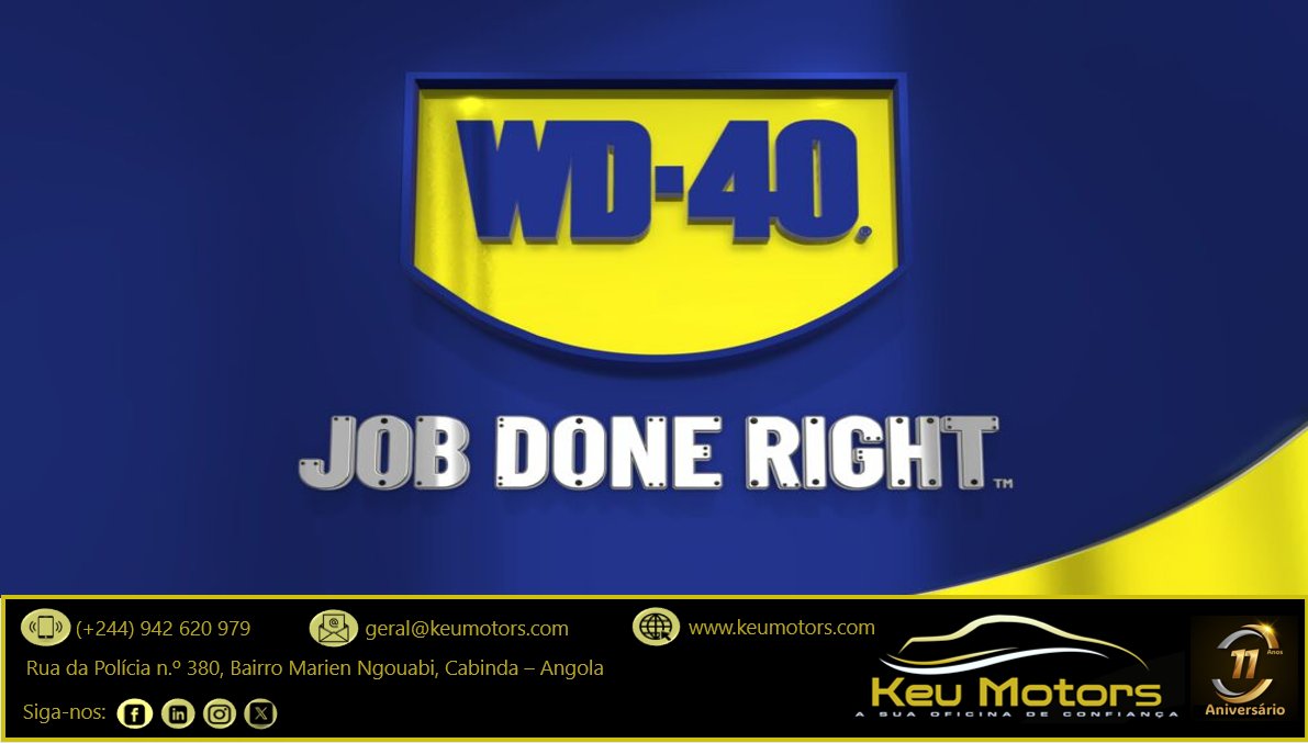 keumotors's tweet image. Toda a linha de produtos WD-40 disponíveis para si, que gosta como nós, de um serviço bem feito!
Keu Motors, a sua oficina de confiança!
#KeuMotors #Cabinda #CastrolAutoService #Multimarcas #WD40