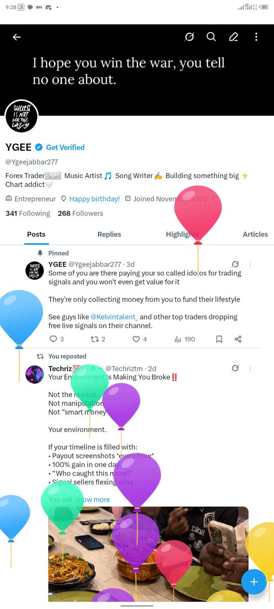 It's my Birthday 🎊🎉 

Say me a prayer 🙏❤️