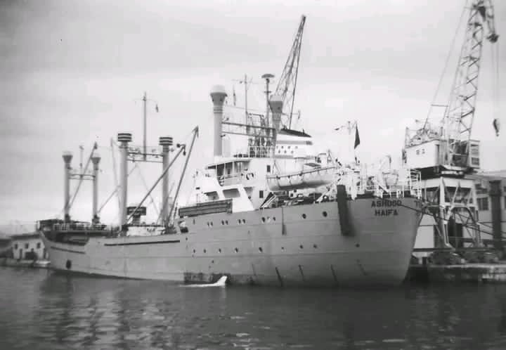 Kenya_Ports's tweet image. In 1979, a ship named MV Ashdod slid through Kilindini Channel carrying something no one on the quay had seen before - a single black steel container.

Square. Silent. Unreadable.

Dockers paused!

Hands trained for rope and timber stared at cold steel.

Was this opportunity - or