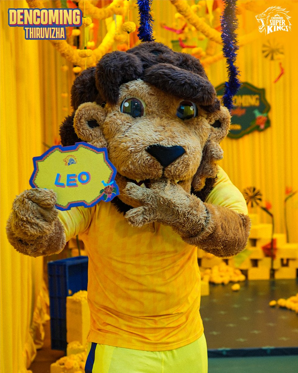 First entry. Hero entry 🦁
Leo reporting to duty!😎

#DenComing #WhistlePodu🦁💛