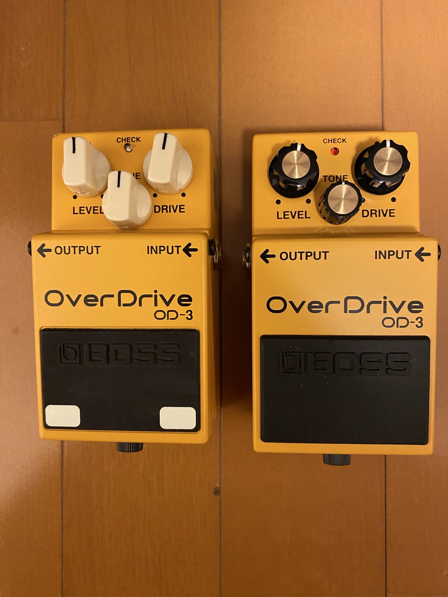 OD-3 cly ModとOD-3を比較 modは音抜けが良くなっていて使いやすい