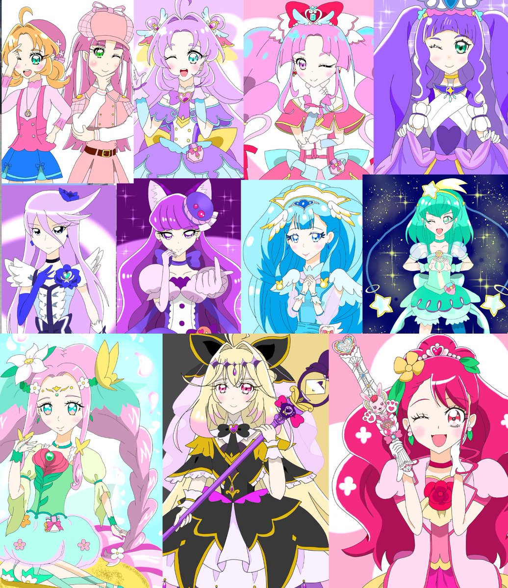 lutea_cure1008 @fairilu_jbird6 自分も今月11枚描いてましたw