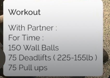 Workout of the day 🏋🏾‍♂️