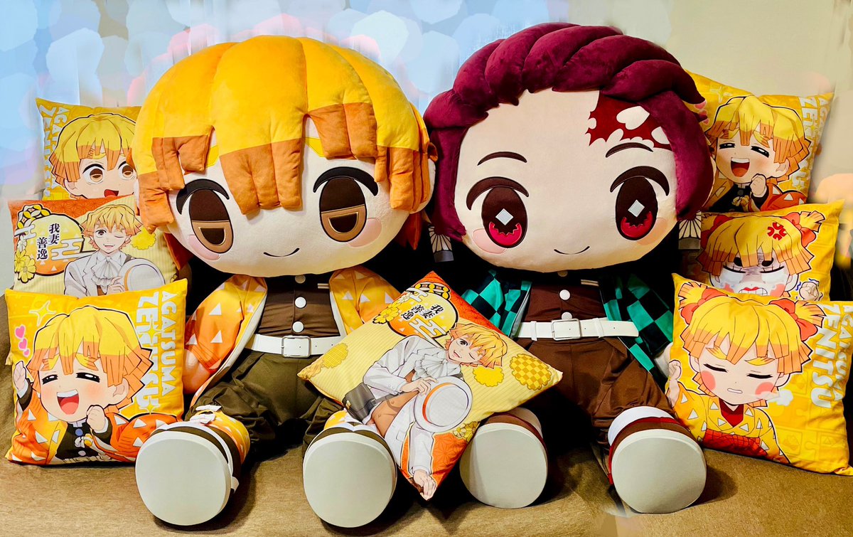 リロホテルズの善逸クッション欲しかったのですよね。 コラボルームに