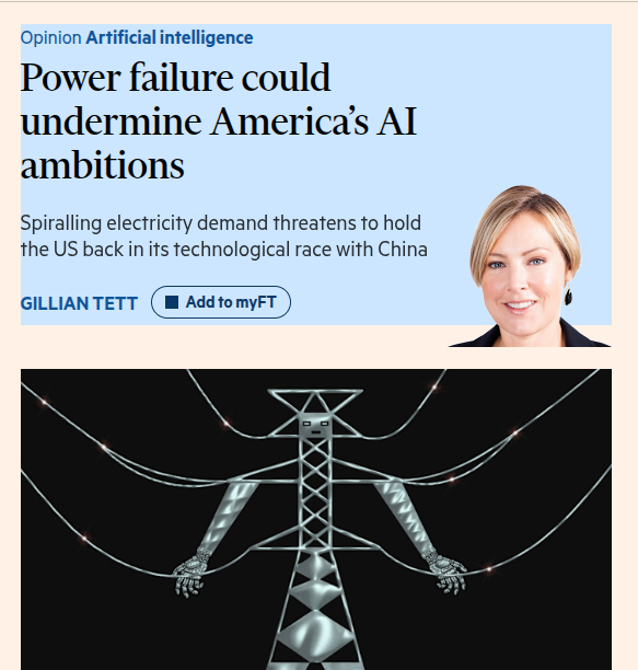 Power grid bottleneck illustration
