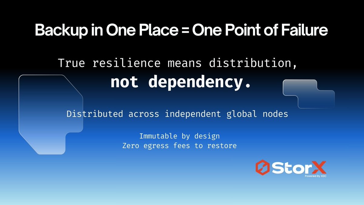 StorX - Storage DePIN Powered by XDC tweet media