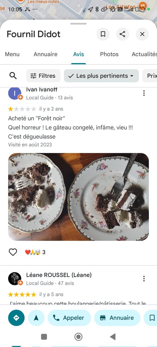 Florilège de commentaires depuis le changement de propriétaire.