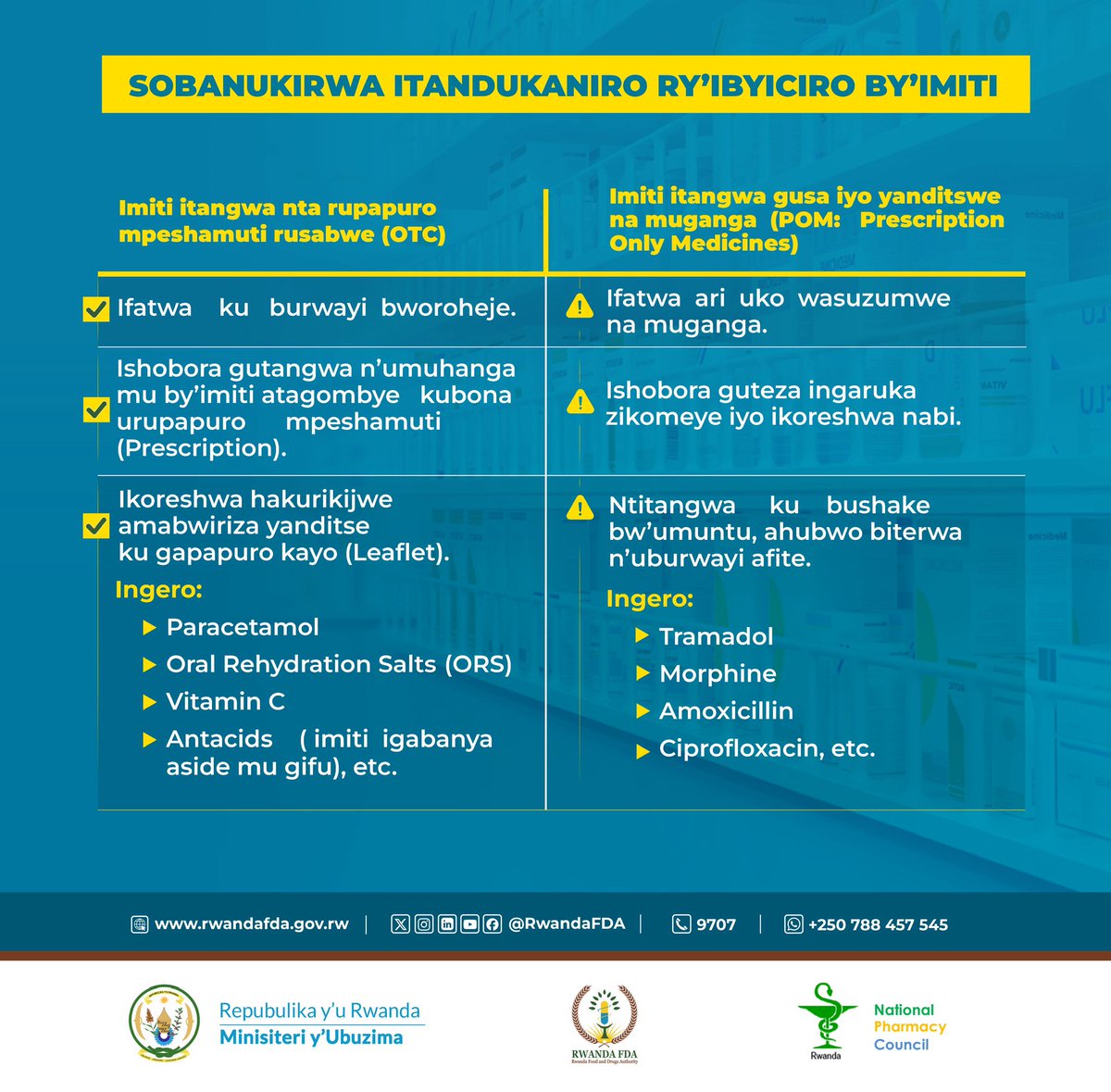 Rwanda Food and Drugs Authority tweet media