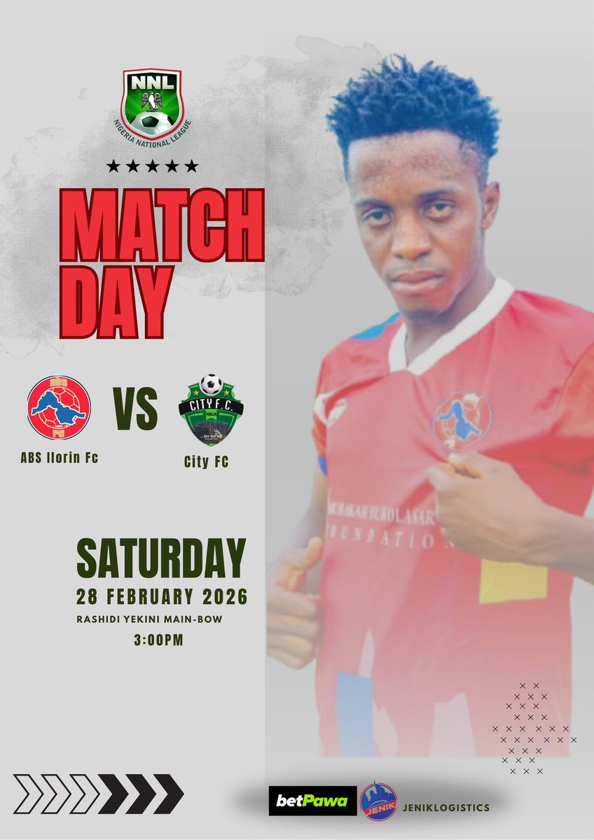 oficial_kash's tweet photo. 3PM vibes loading… ABS FC ready to defend home turf against City FC! Expect fire, goals, and pure Naija football passion 🔥 Who's your pick? #SaiSarakiBoys #ABSFC #CityFC https://t.co/CSwDXXdxgw