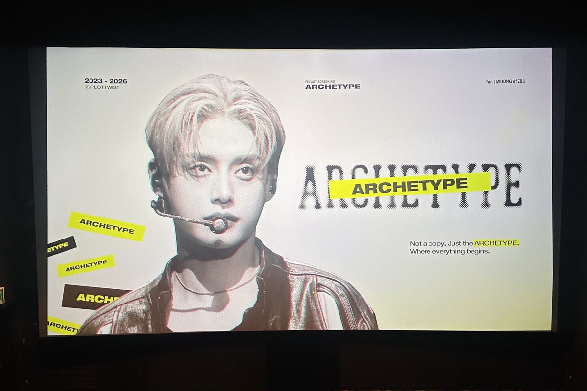 𝗔𝗥𝗖𝗛𝗘𝗧𝗬𝗣𝗘

#ARCHETYPE_JIWOONG  📽️ 해시태그와 함께 영상회 후기를 남겨주시는 분들 중  추첨을 통해 2026 Cheering kit 를 드립니다.
