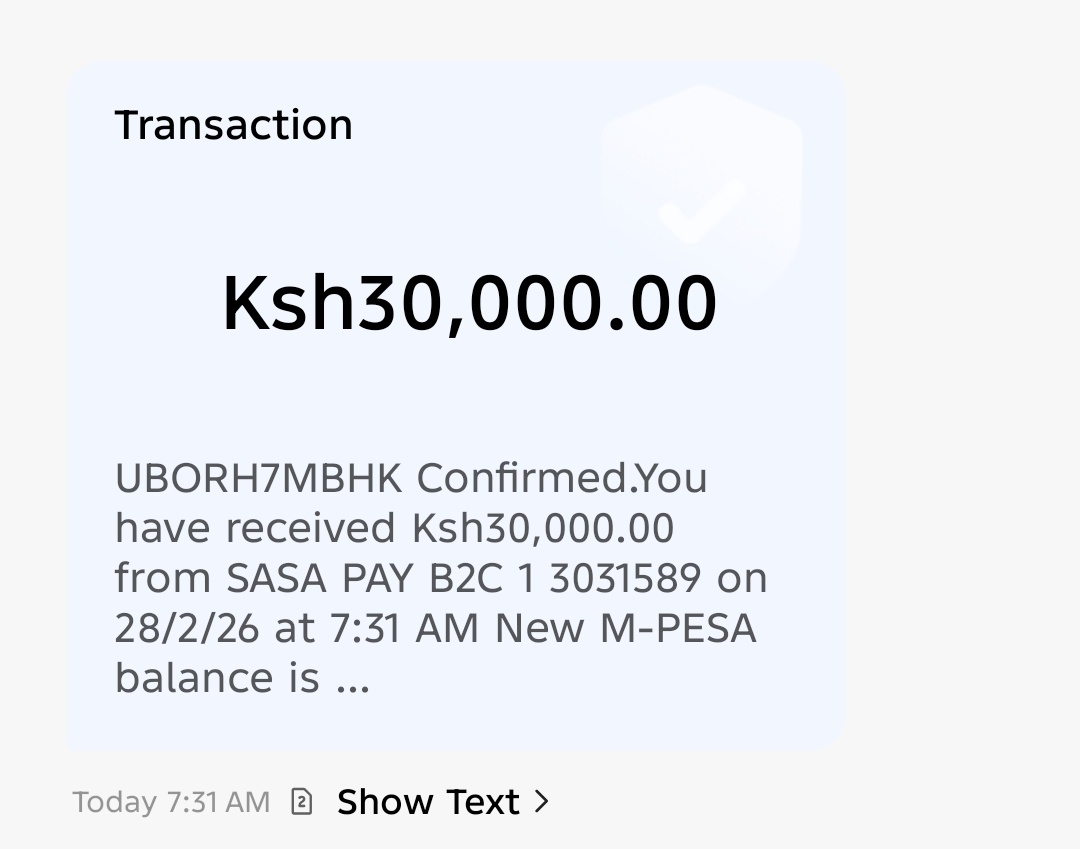 Greatness we woon 33k yesterday congratulations mate 😍📌. 

How much is your breakfast??? 
Just retweet my pinned post and paste your Mpesa number✅. 

I will send to 20 numbers at random.