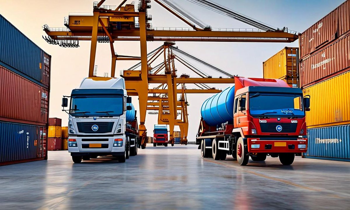 TnInvestment's tweet image. #Thoothukudi : VOC Port partners with #TataMotors for deployment of 40 Green hydrogen-powered heavy-duty trucks

- #VOC Port to deploy these trucks for port operations and demonstrates Tata Motors' commitment to clean energy commercial vehicles

@vocpa_tuticorin | @TataMotors |