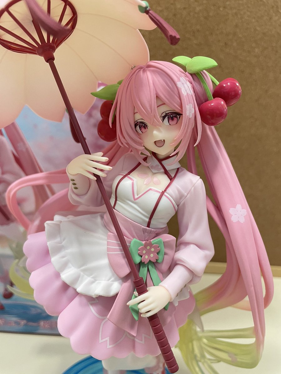 🌸入荷情報🎤/ 桜ミクAMP+フィギュア桜ドレスVer. ✨️スタッフ
