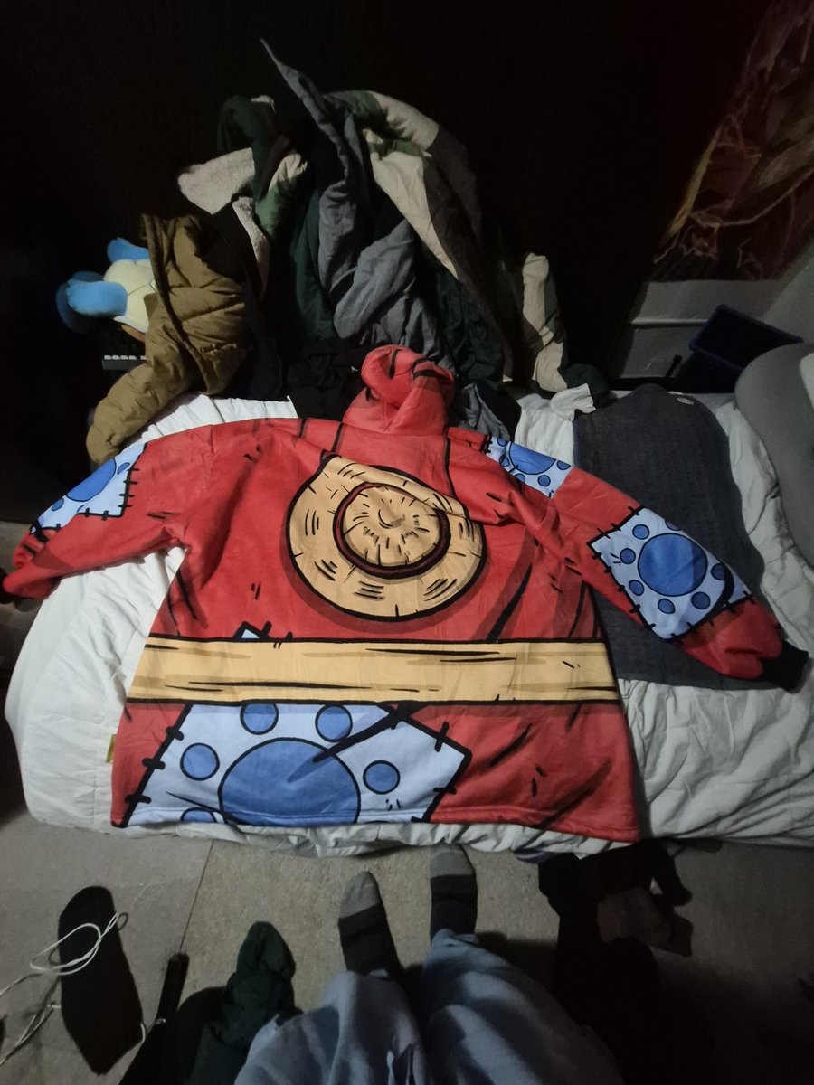 My Luffy Hoodie Blanket