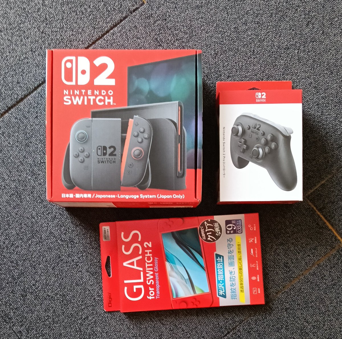 ついにSwitch2が仲間になりました🎮️
当分はDQX(体験版)オンリー…かな