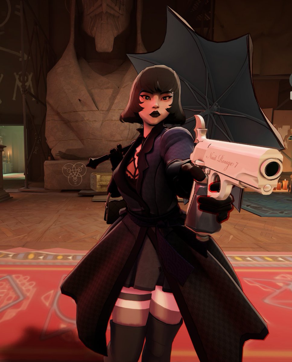 mina with black lipstick is so gorgeous