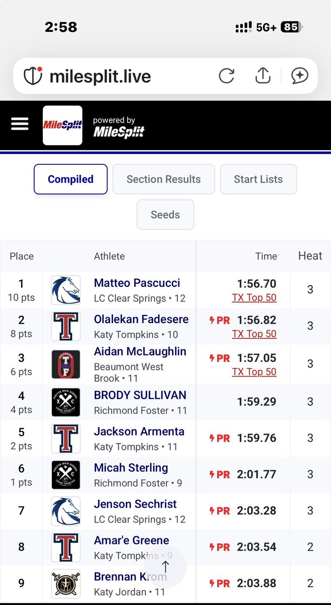 Jackson_Armenta's tweet photo. LCISD Relays did not disappoint. Two PRs and a solid 🥉 in the 1600m https://t.co/FqFoNIJ2zb