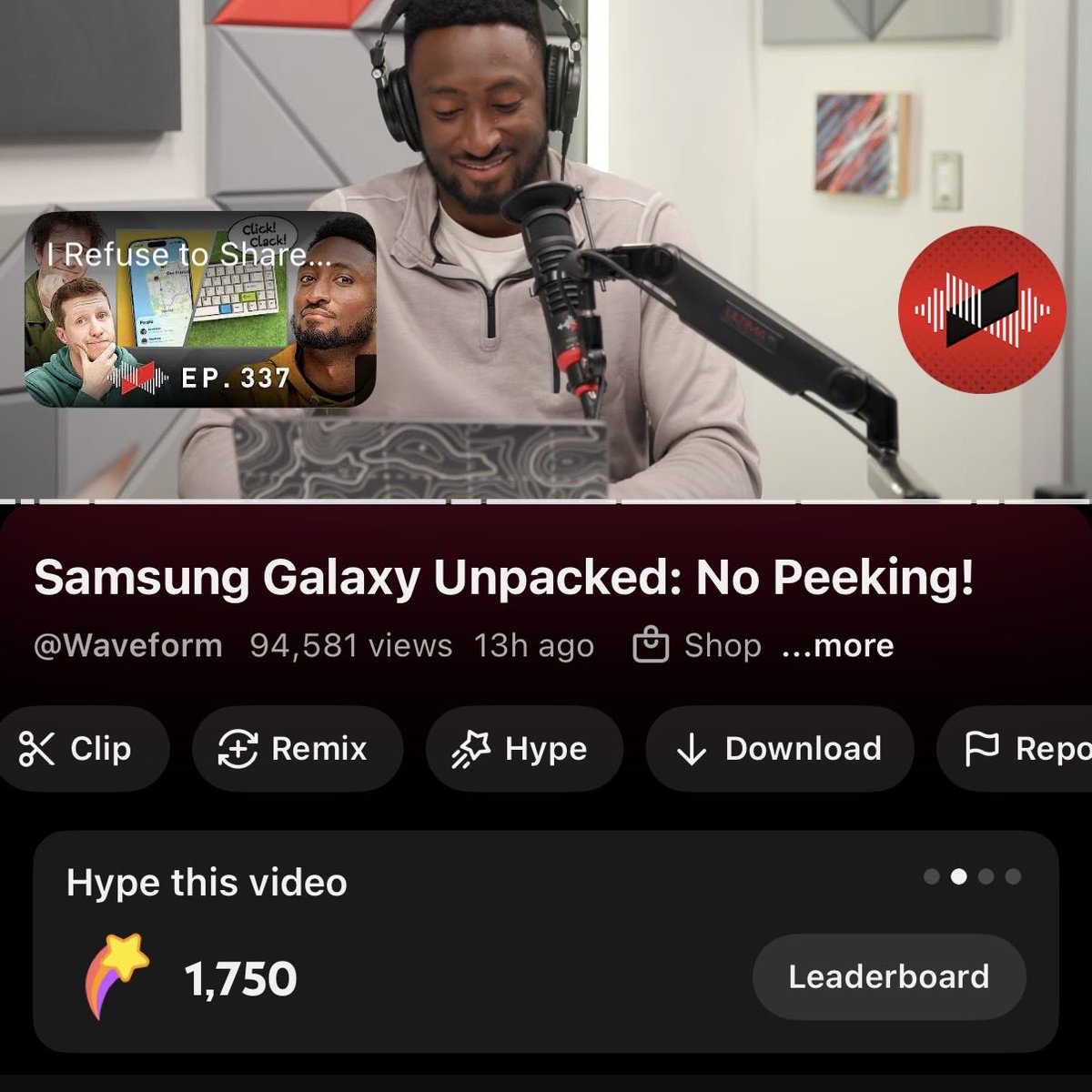 PiratedSardarPS's tweet photo. YT hype is definitely broken for @WVFRM lmao https://t.co/DL7zbBFodo