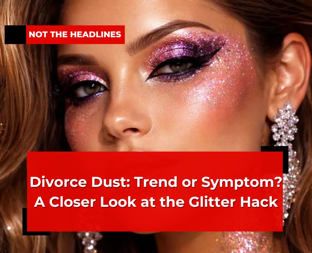 nthdaily's tweet photo. Divorce Dust has become the most trustworthy hack to reveal infidelity. 

For many, it works like an unremovable wedding band, and if the sparkles appear on unlikely people or places, then the cheater is “exposed.”

Yet a deeper look raises serious questions.

#DivorceDust #Cheating #Trend