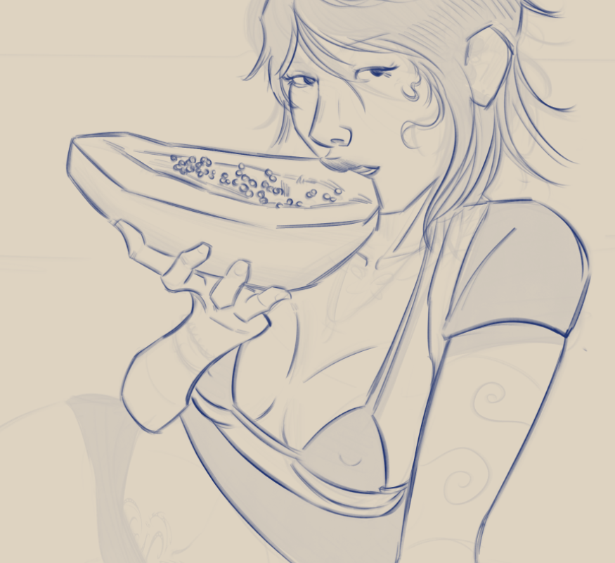 sleepy_buko's tweet photo. cleaning up the sketch and adding some of the details #imslow https://t.co/vPyTa9h6Uu